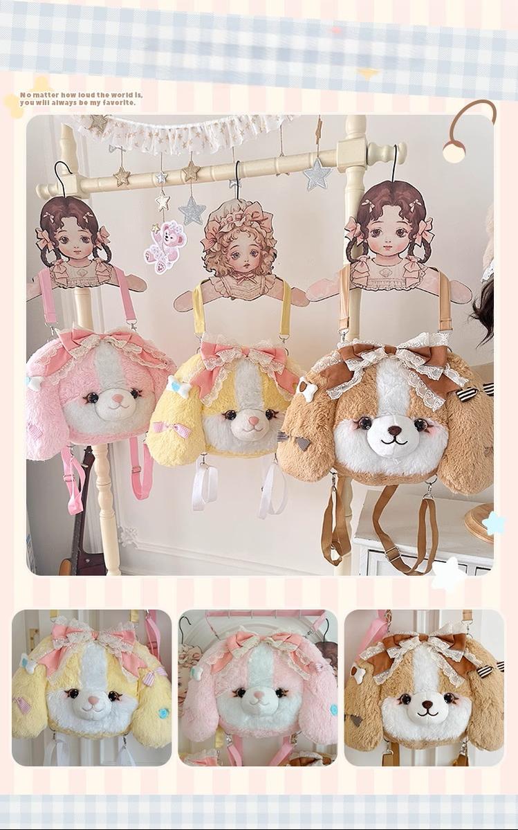 Pakcoco - Kawaii Lolita Bag, Plush Backpack - image 18