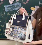 Kawaii Lolita Large-Capacity Ita Backpack with Mini Pocket and Grid Board - image 34