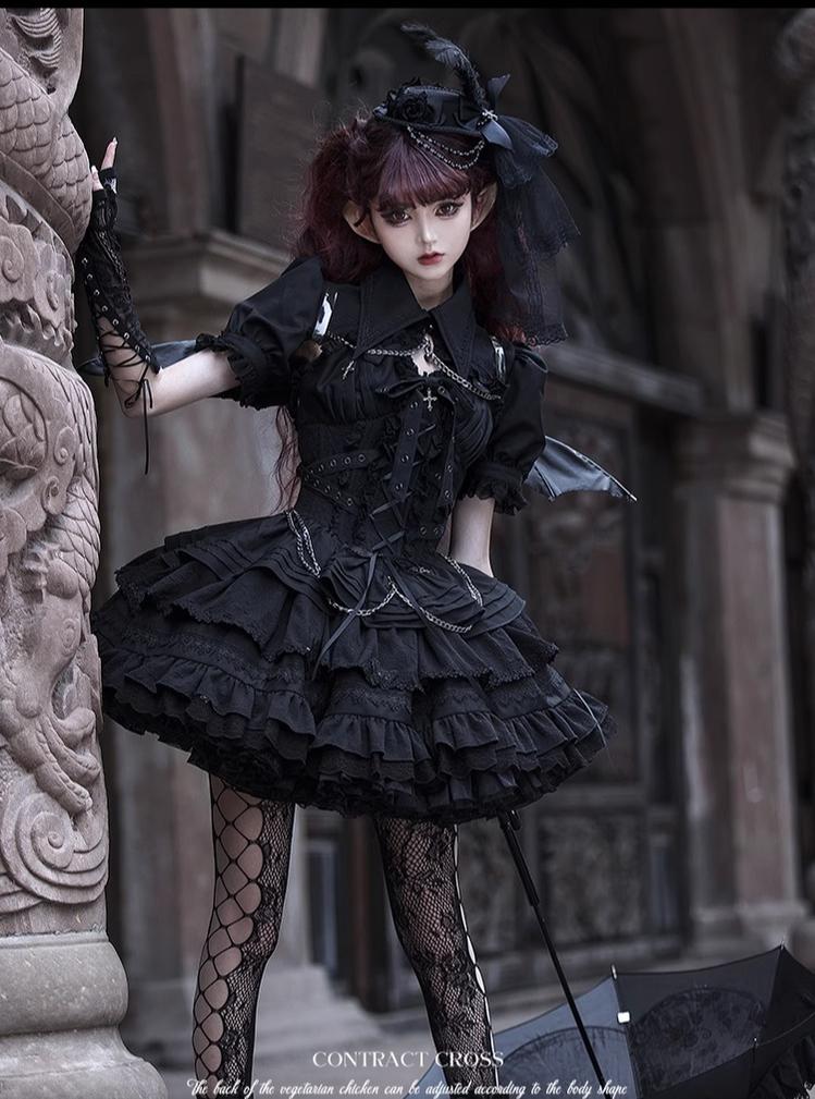 Contract Cross Gothic Elegant Lolita JSK - image 1