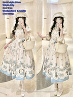 Floral and Bird Series - Classic Lolita JSK Dress, Floral Print - image 23