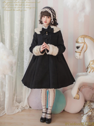 Casual Lolita Winter Wool Down Coat Multicolors - image 28