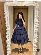 Forest Waltz - Classic Lolita Tiered Skirt Multi-layer Embroidered SK - image 17