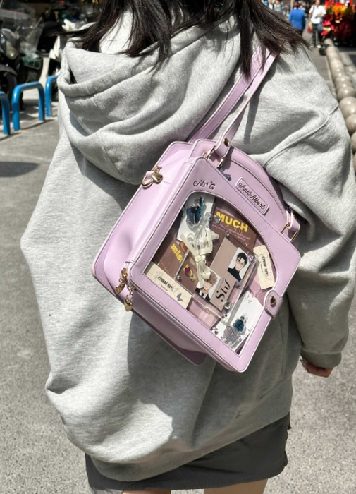 Kawaii Lolita Checkered Itabag Multicolors - image 7