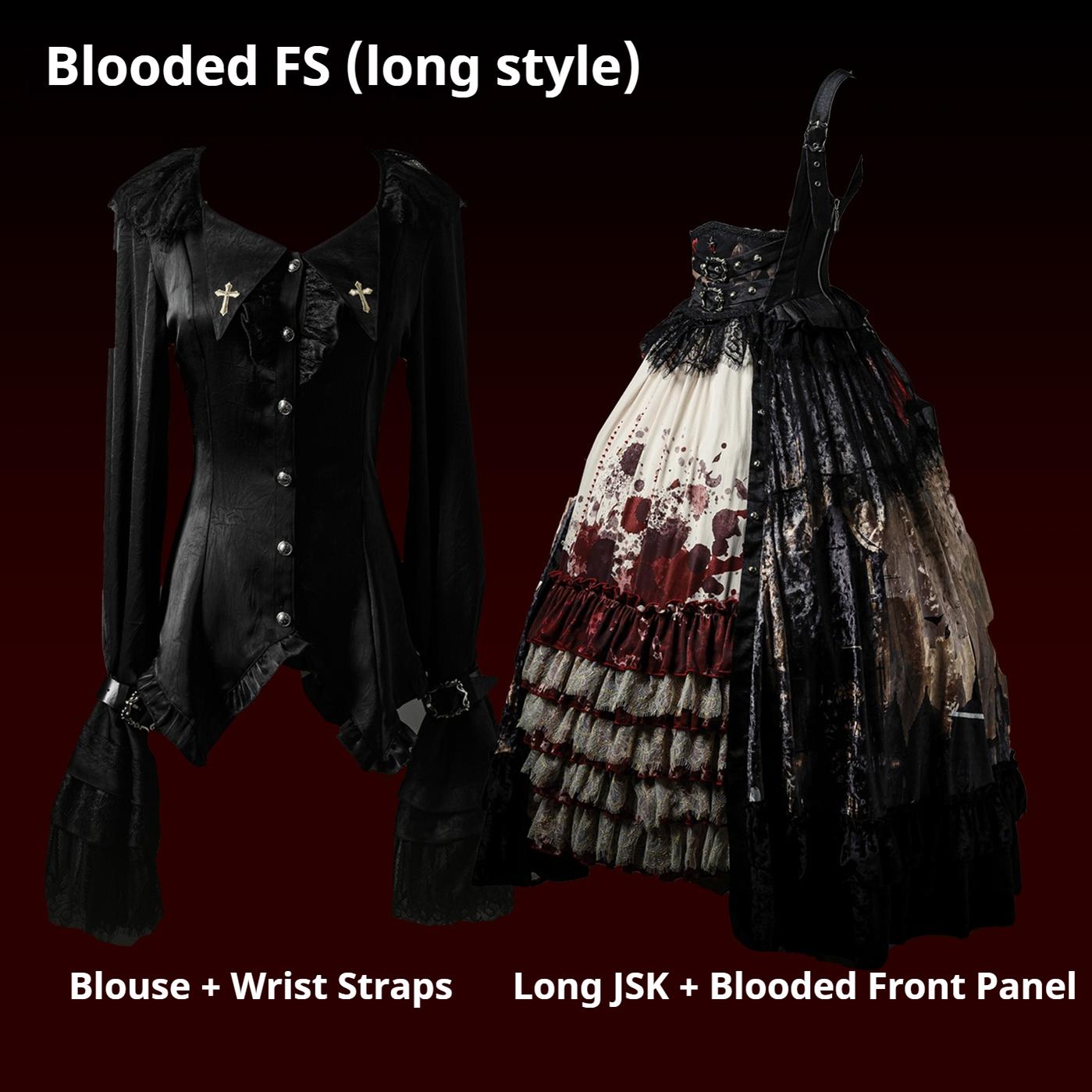 Heretic Nun - Halloween Gothic Lolita JSK Dress & Blouse Set - image 27