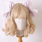 Sweet Lolita Handmade Christmas Pink Headdress - image 6