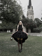Spider Cross Knot Gothic Lolita Skirt and Blouse Set - image 9