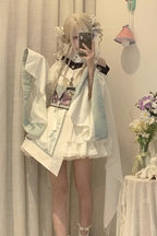 Dragon’s Breath Valley - Long Sleeves Ruffled Embroidered Asymmetric Gothic Lolita Dress - image 2