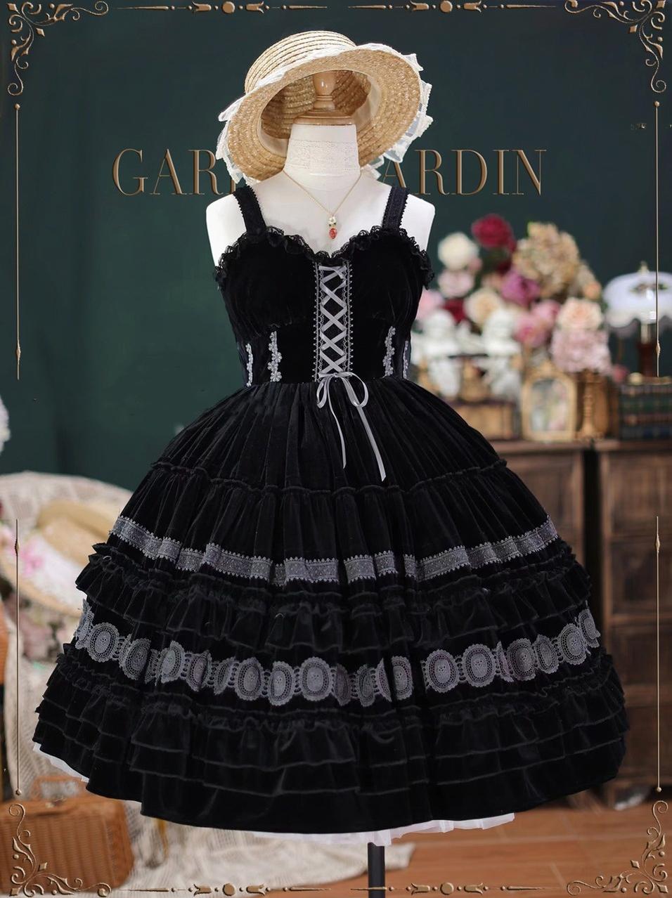 Elegant Chiffon Lolita Dress Silky Short Dream Bouquet JSK - image 4