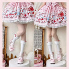 Crush Complex - Sweet Lolita Heel Shoes, Pearls & Bows - image 22