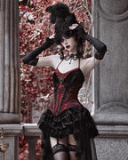 Duchess - Velvet Gothic Lolita Dress, Corset & Skirt - image 19