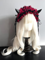 Gothic Devil Horn Lolita KC Hairband, Custom Colors - image 15