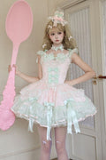 Pink Candy Satin Ballet Sweet Lolita JSK Dress - image 1
