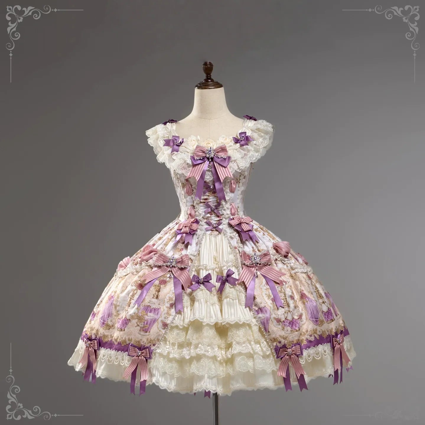 Antique Gem Fragrance - Classic Lolita OP and JSK Dress Sets - image 1