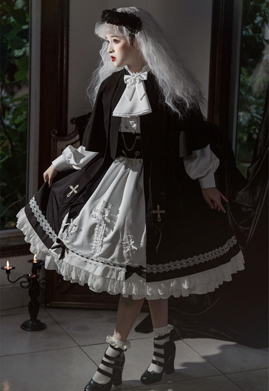 Holy Academy Gothic Prince Lolita Skirt Set - image 35