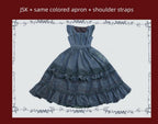 Nocturne Reminiscence - Elegant Lolita JSK Dress Multi-Wear Apron Dress Set - image 26