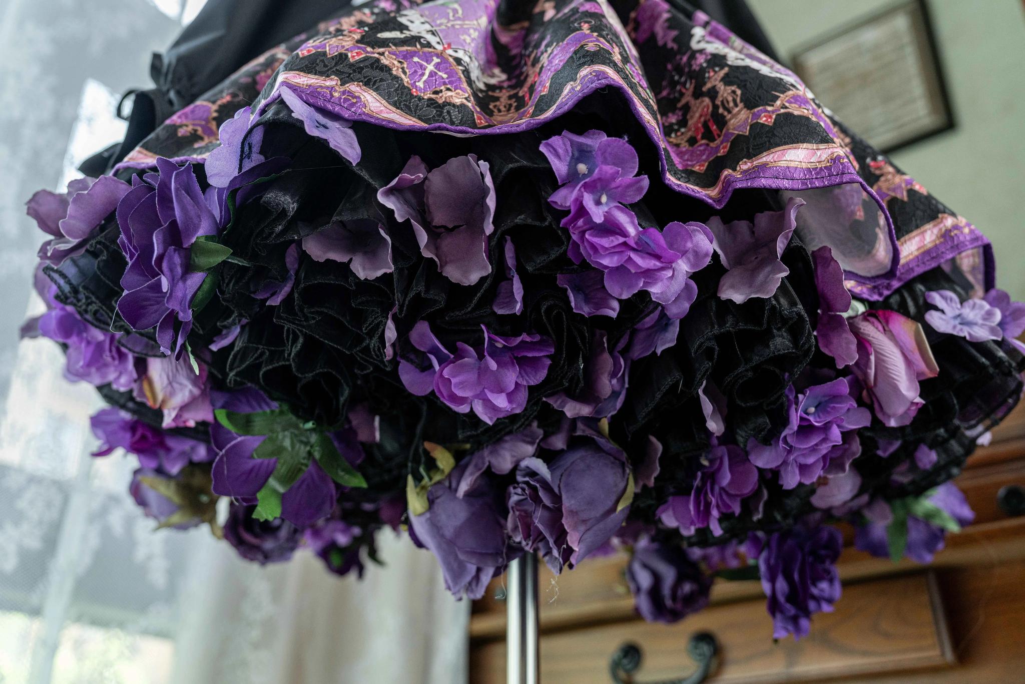 Floral Lolita Petticoat with Detachable Trim Collection - image 11