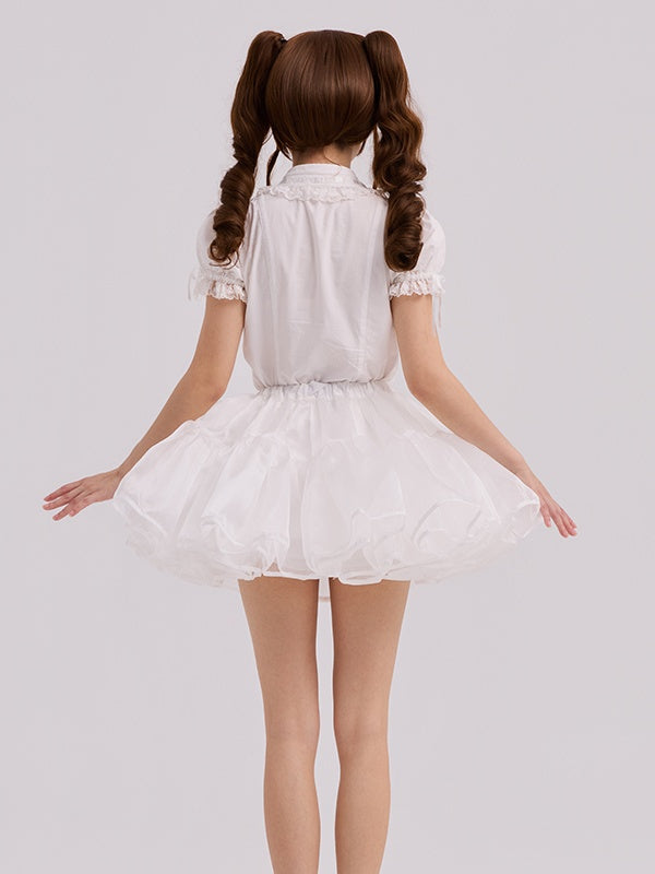 35cm Puffy White Lolita Petticoat - image 2