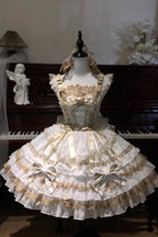Gilded Memories Sweet Lolita JSK Dress in 3 Colors - image 3