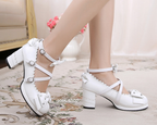 Sweet Lolita High Heel Handmade Shoes - image 47