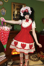 Miss Peculiar Strawberry Sweet Lolita Dress Two Colors - image 7