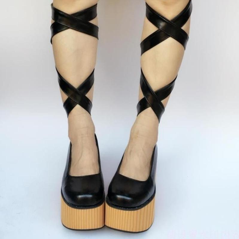 Wedding Lolita Platform Shoes Bridal Shoes Multicolor - image 6
