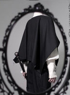 Night Raven Magic - Ouji Lolita Dress Set, Suspender Shorts & Cape - image 21