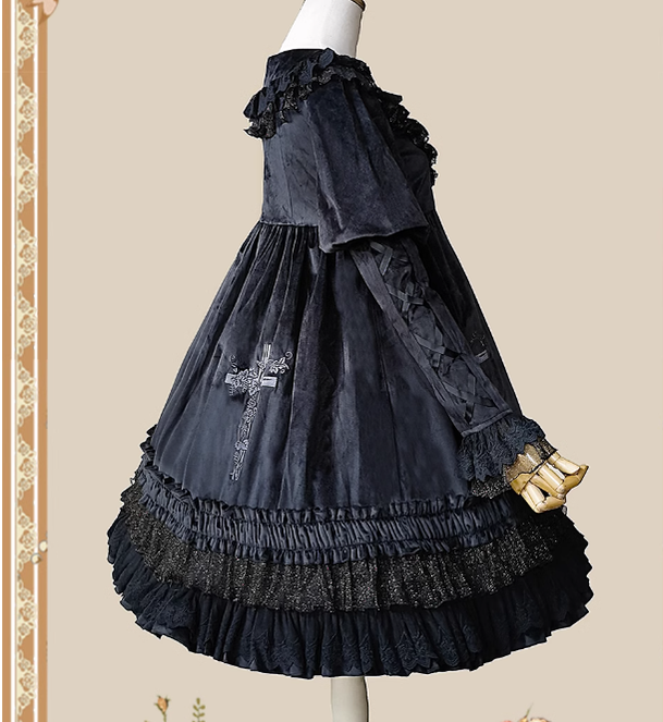 Holy Fruit Estate - Gothic Lolita OP Dress Multicolors - image 14