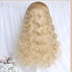 Black Gold Girl - Elegant Lolita Wig Golden Long Curly Hair - image 9