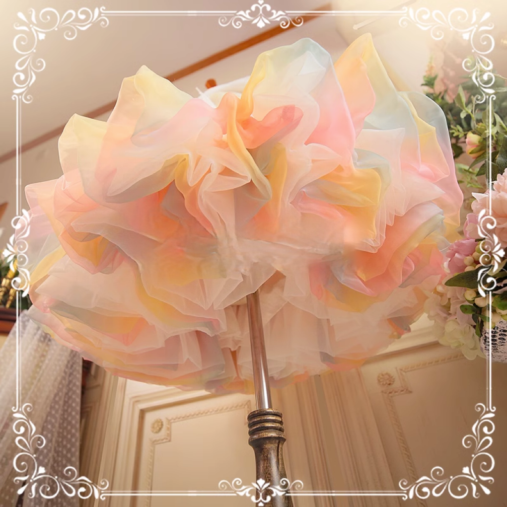 Rainbow Colorful Lolita Petticoat Collection, Cotton Lining - image 2