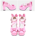 Sweet Lolita Heels Shoes Princess Tea Party Low Cut Shoes - image 19