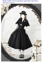 Vintage Lolita Fishbone Halter Skirt and Autumn Jacket - image 20