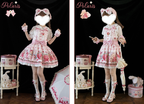 Rabbit Berry Gift Box - Sweet Lolita Salopette and Dress Set - image 46
