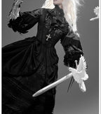 Dragon Bone Cemetery - Gothic Lolita Long Sleeve Blouse - image 15