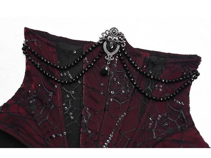 Duchess - Velvet Gothic Lolita Dress, Corset & Skirt - image 30