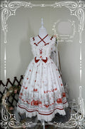 Strawberry Fruit Tea SP - Apricot Sweet Lolita Jumper Dress - image 23
