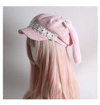 Kawaii Lolita Hat Daily Baseball Cap with Detachable Ears - image 3