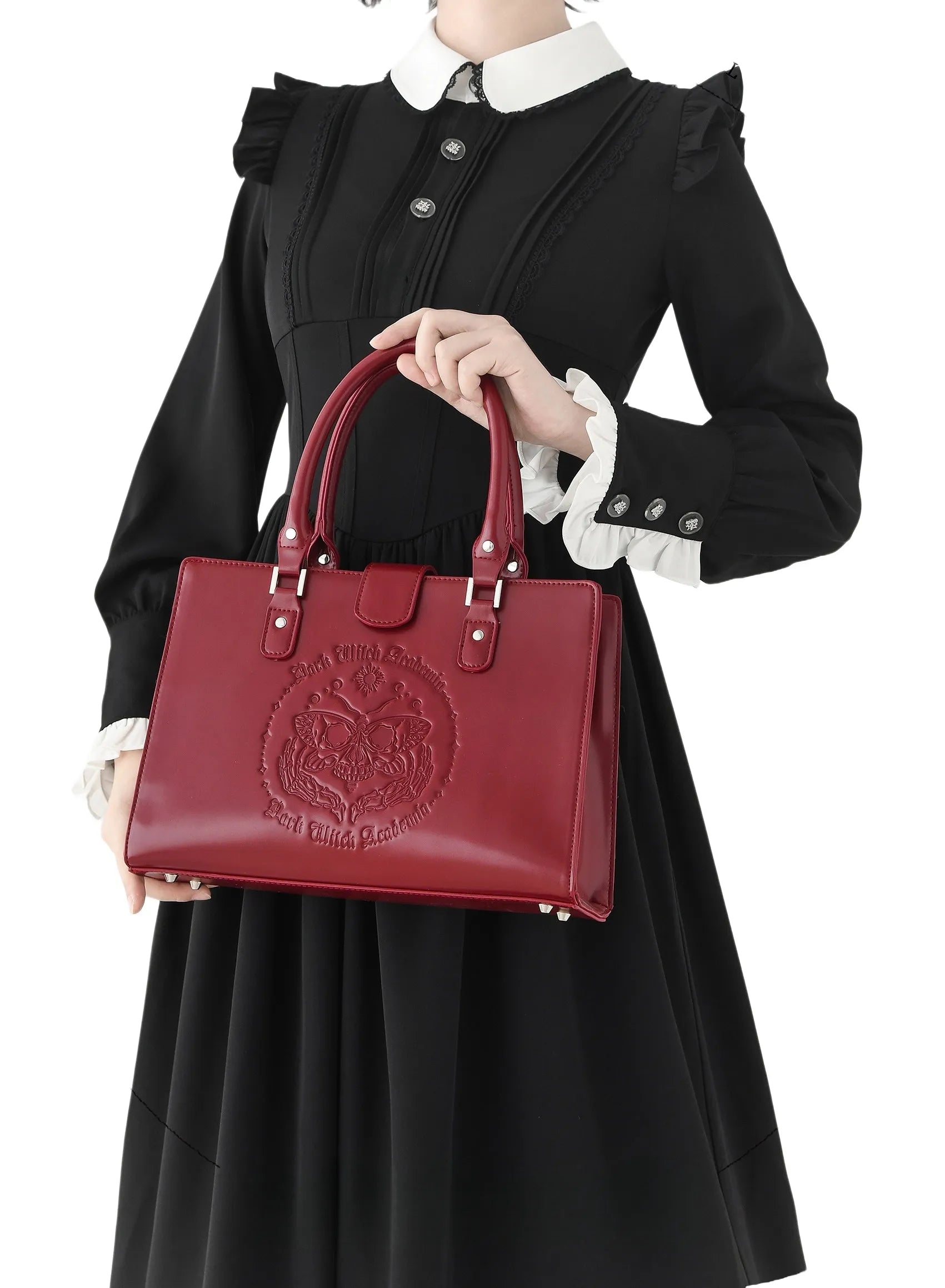 Skeleton Creature - Gothic Ita Tote Handbag - image 9