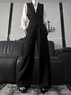 Aont Black Slim-Fit Single-Breasted Ouji Waistcoat - image 9