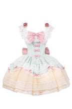Green Parfait Romance - Sleeveless Ruffle Bowknot Lace Sweet Elegant Ballet Lolita JSK Dress - image 3