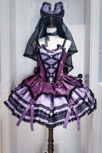 Purple Jasmine Rain Sweet Lolita JSK Dress - image 1