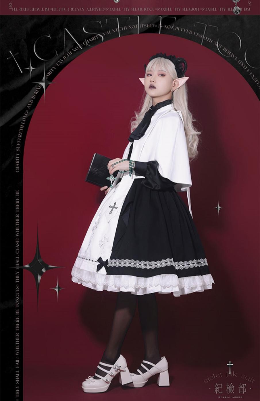 Holy Academy Gothic Prince Lolita Skirt Set - image 43