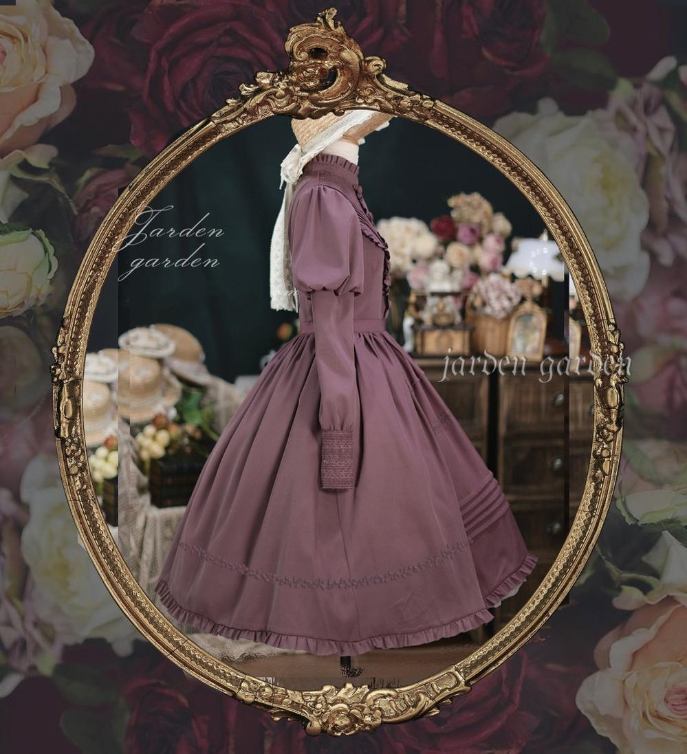 The Black Forest - Classic Lolita Stand Collar Dress OP - image 10