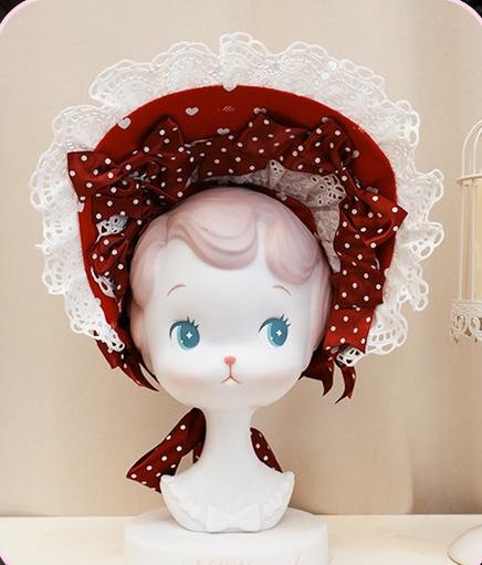 Maiden's Heart Knot - Old School Lolita BNT, Hairband, Cuffs and Hairclip Collection - image 4