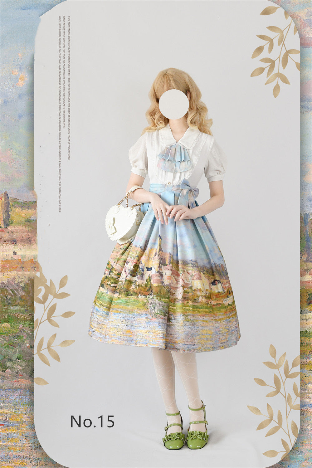Monet Oil Painting - Retro Classic Lolita SK - image 16