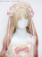 Satin Ballet Sweet Lolita Feather Bow Headdress - image 2