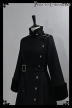 Breakwave - Ouji Lolita Overcoat Retro Single-Breasted Handsome Coat - image 8