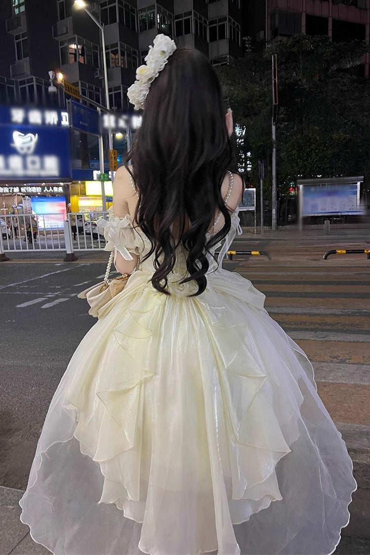 Cindy Rose Sweet Elegant Lolita JSK Dress in 2 Colors and 2 Lengths - image 5