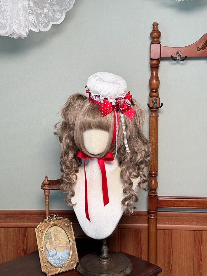 Bite The Cake - Sweet Lolita Accessories, Red & White Polka Dots - image 31