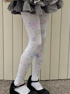 Sweet Star Print Lolita Tights - image 4