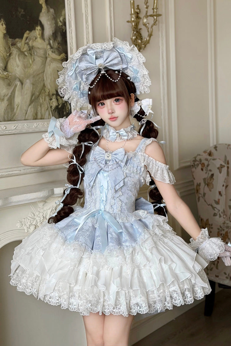 Blue Pearl Ballet Sweet Lolita JSK Dress - image 2